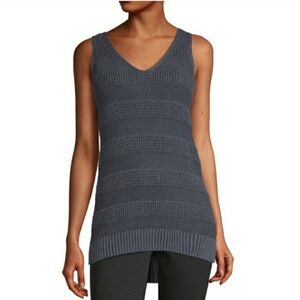 A.N.A | Women's V-Neck Sleeveless Pull Over Sweater in Evening Blue Color